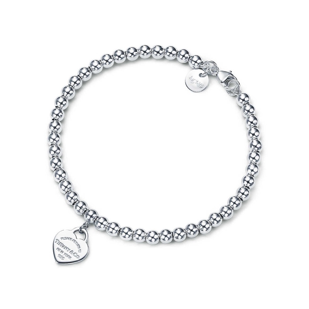 Tiffany Heart Tag Charm Bracelet